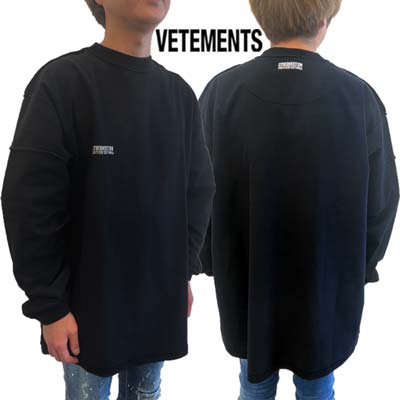 楽天市場】ヴェトモン VETEMENTS ロンT ロングTシャツ メンズ ユニ