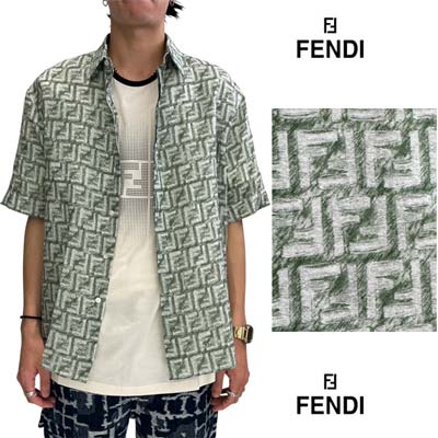 楽天市場】フェンディ FENDI カジュアルシャツ メンズ 半袖 トップス