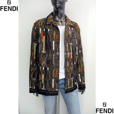 楽天市場】フェンディ FENDI シャツ 長袖 メンズ カジュアル トップス