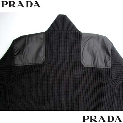 楽天市場】プラダ PRADA カーディガン ニット メンズ チェストポケット
