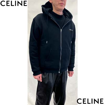 楽天市場】CELINE セリーヌ パーカー メンズ スウェット フーディ