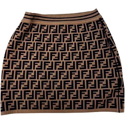 楽天市場】FENDI フェンディ スカート キッズ ニット ミニ 大人着用可