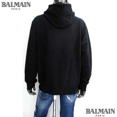 楽天市場】バルマン BALMAIN メンズ トップス パーカー フーディ ロゴ