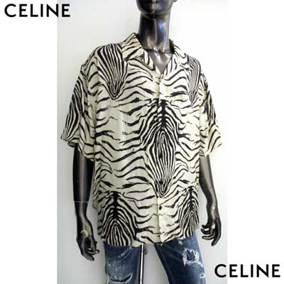 楽天市場】セリーヌ CELINE メンズ トップス シャツ カジュアル 半袖