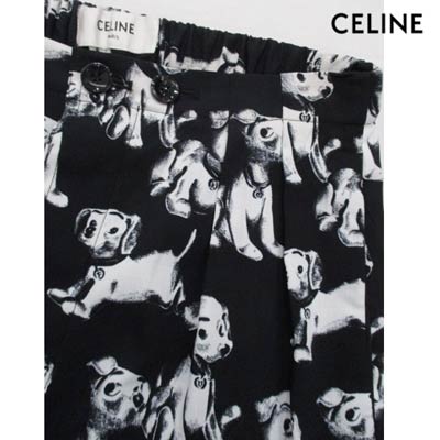 楽天市場】セリーヌ CELINE メンズ ボトムス パンツ ロゴ エイミー