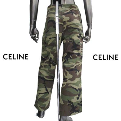 楽天市場】セリーヌ CELINE メンズ ボトムス パンツ カーゴパンツ ロゴ