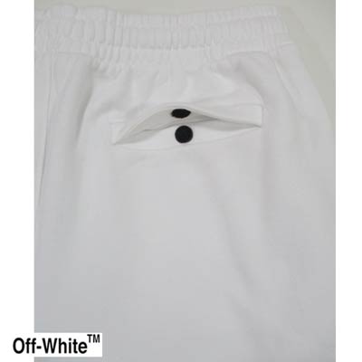 楽天市場】オフホワイト OFF-WHITE メンズ パンツ ハーフパンツ ロゴ