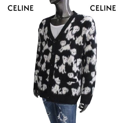 楽天市場】セリーヌ CELINE メンズ トップス カーディガン ロゴ