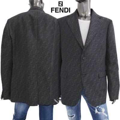 楽天市場】フェンディFENDIメンズ トップス アウター ジャケットロゴ