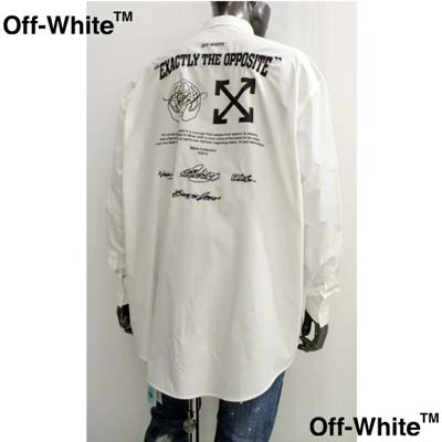 楽天市場】オフホワイト OFF-WHITE メンズ トップス シャツ 長袖