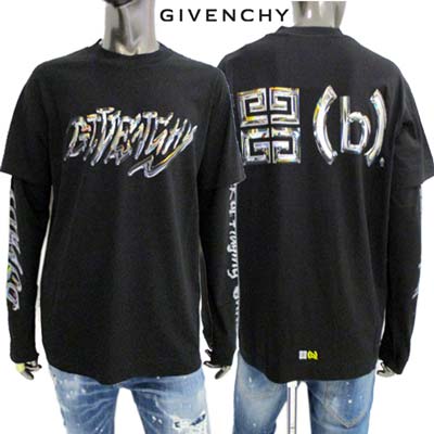 楽天市場】ジバンシー GIVENCHY メンズ Tシャツ 長袖 ロンT ロゴT