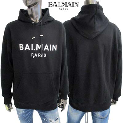 楽天市場】バルマン BALMAIN メンズ トップス パーカー フーディ
