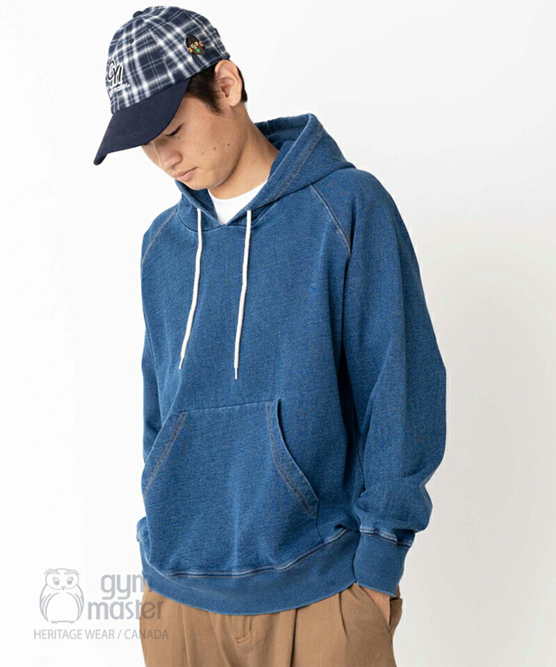 楽天市場】gym master 公式 11ozインディゴスウェットプルパーカー