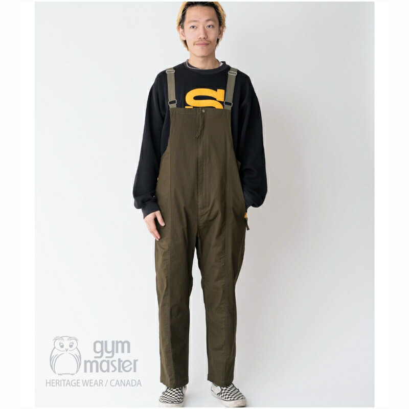 楽天市場】gym master(ジムマスター) 公式 異素材オーバーオールメンズ