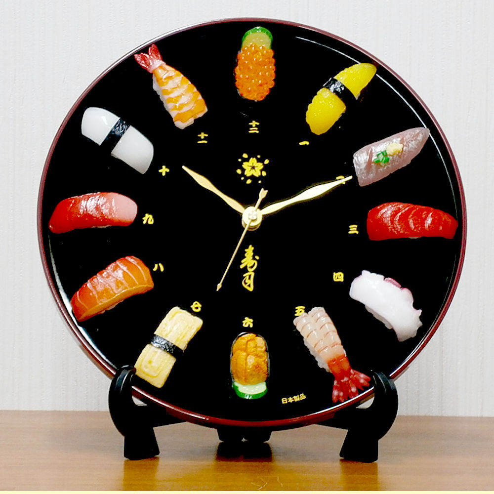 楽天市場】寿司時計・食品サンプルお寿司の時計【日本のお土産