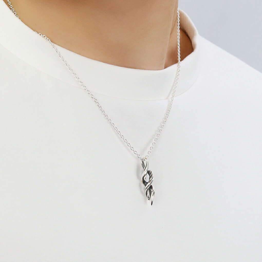 楽天市場】マジェスフィッセン 螺旋 ネックレス ペンダント ペンダント