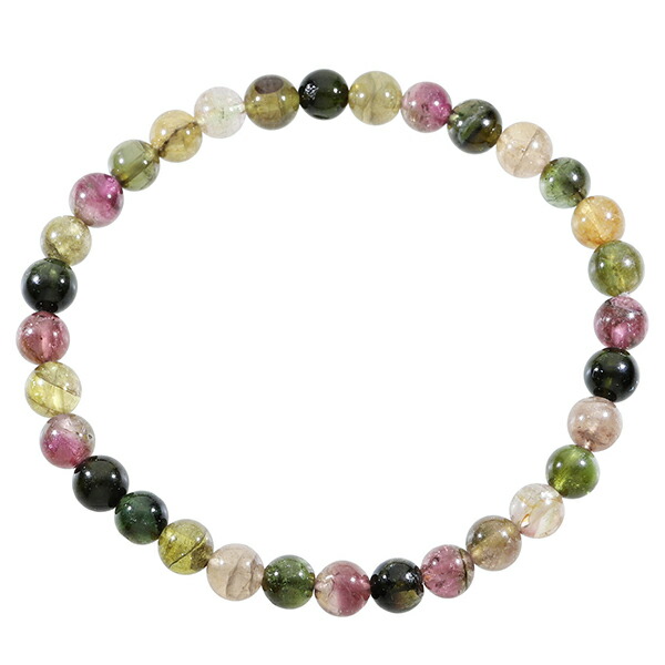 楽天市場】トルマリン マルチカラー 5.5mm 16.5cm〜17.5cm