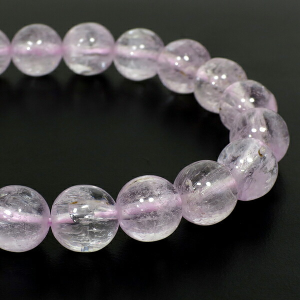 楽天市場】クンツァイト ブレスレット 9.5mm 18cm メンズMサイズ