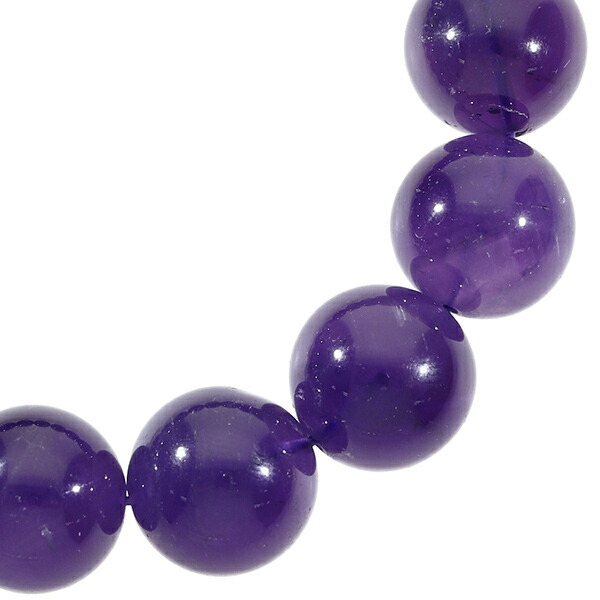 楽天市場】アメジスト ウルグアイ産 ブレスレット 大玉 16mm 19.5cm
