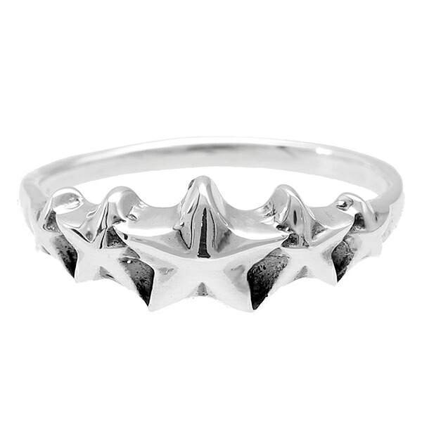 楽天市場】スター シルバー リング 17号 星 シルバーリング 指輪