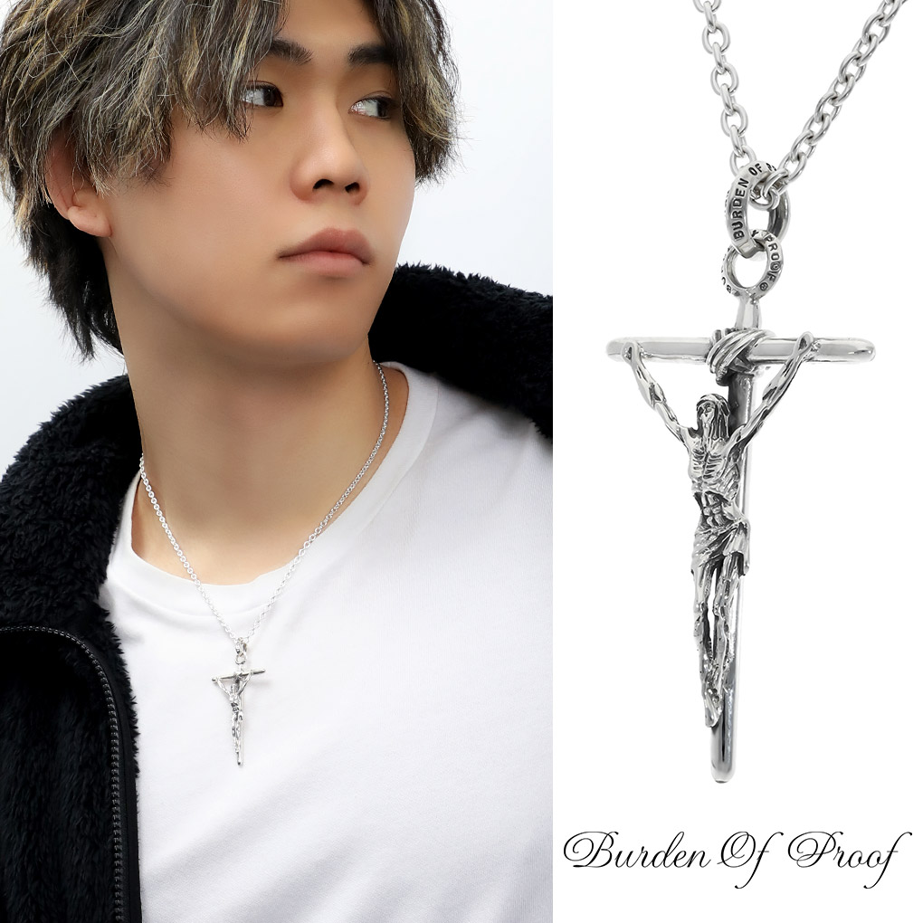 楽天市場】BURDEN OF PROOF ジーザス スティッククロス ネックレス
