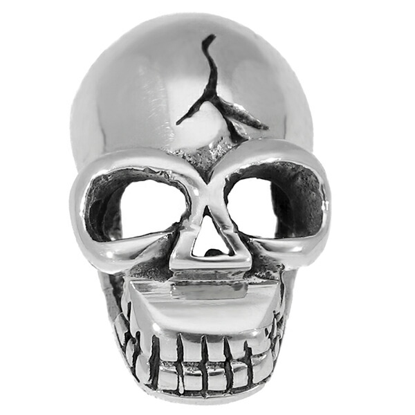 楽天市場】スカル ドクロ ブラック シルバービーズ 1個売り 粒売り