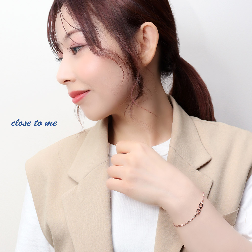 楽天市場】close to me 馬蹄 ホースシュー ブレスレット ピンク