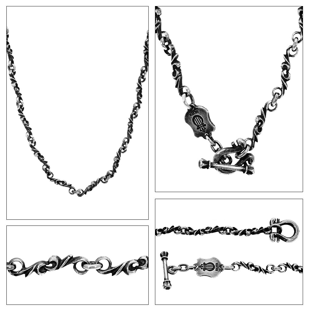 楽天市場】REGALIA 茨 シルバーチェーン ネックレス チェーン シルバー