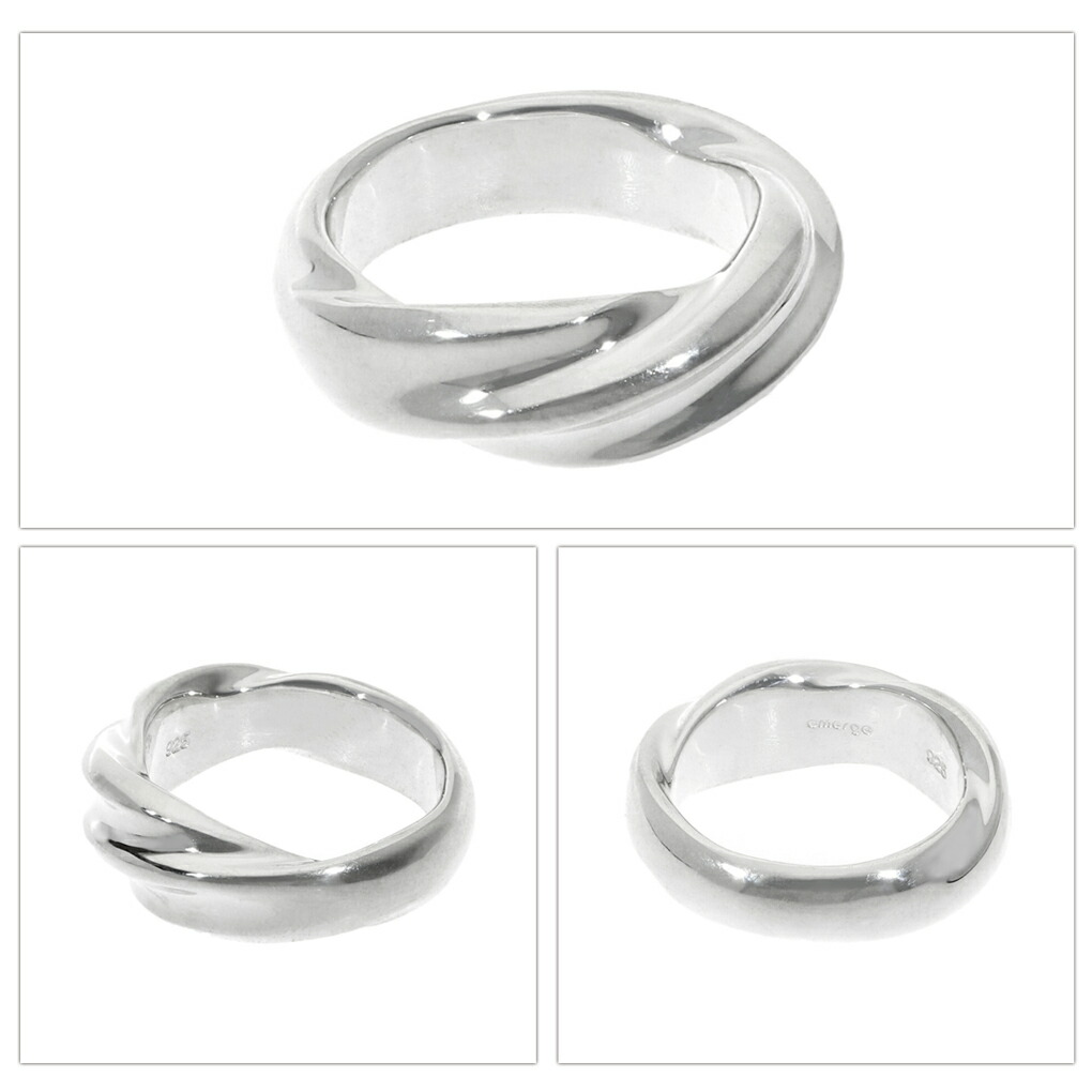 楽天市場】emerge エマージュ ウェーブ リング 6〜30号 指輪 シルバー