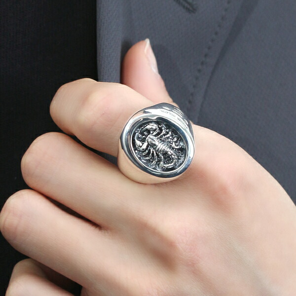 楽天市場】PUERTA DEL SOL スコーピオン リング 11〜23号 指輪 リング