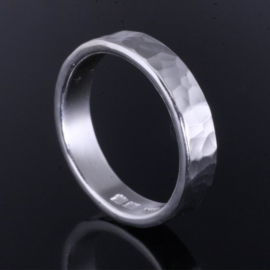 楽天市場】龍頭 丸鎚目 リング 幅5mm 4〜27号 指輪 メンズ シルバー