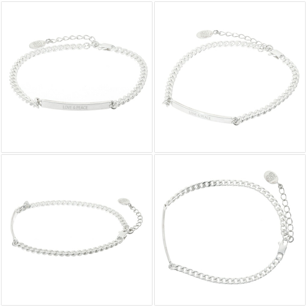 楽天市場】SAINTS セインツ LOVE&PEACE タグ プレート ブレスレット