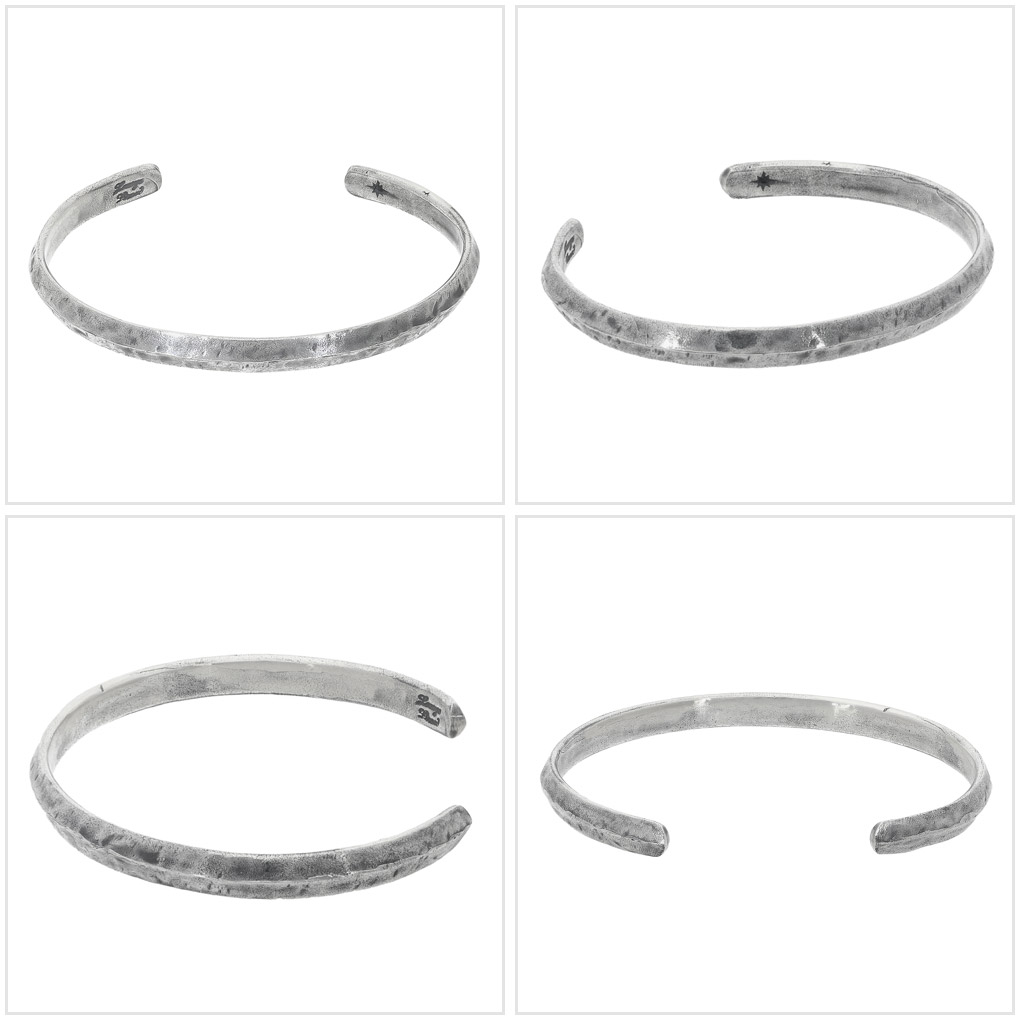 楽天市場】THEFT セフト シンプル マウンテン ダメージ バングル