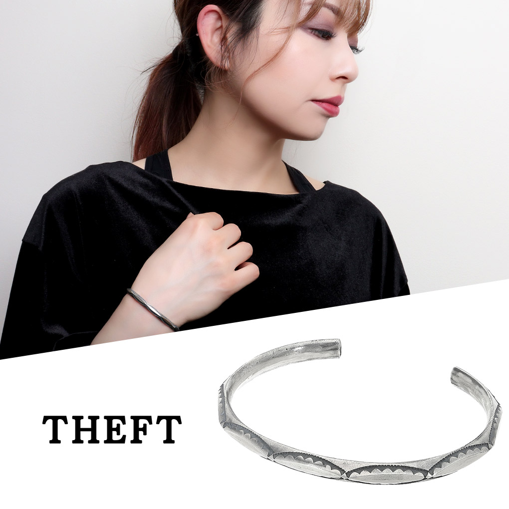 楽天市場】THEFT セフト ネイティブ バングル シルバー シンプル