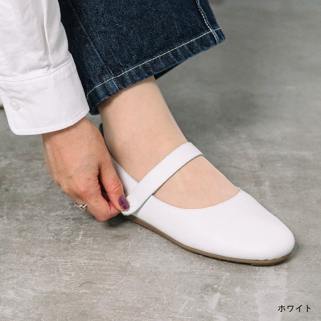 楽天市場】ハチ HACHI フラットシューズ メリージェーン 大人女性 本革
