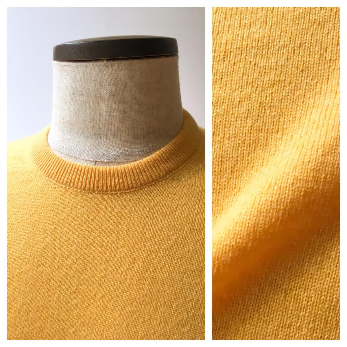 楽天市場】FEDELI (フェデーリ)カシミヤニットセーター イエロー