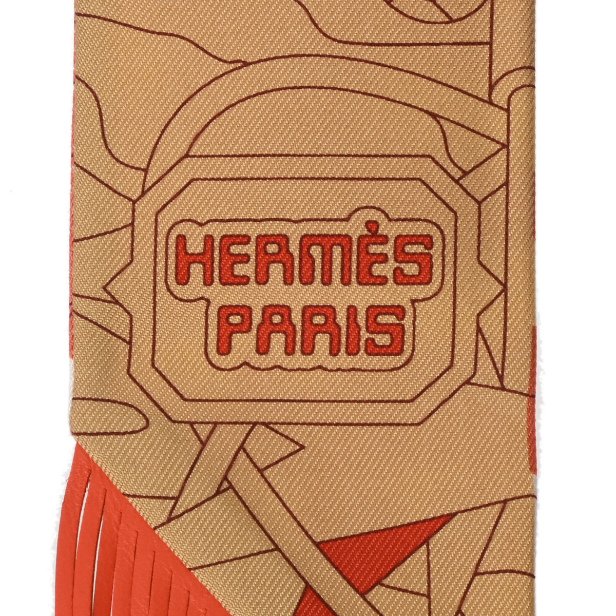 楽天市場】HERMES エルメス ツイリー フリンジ TWILLY AU オレンジ