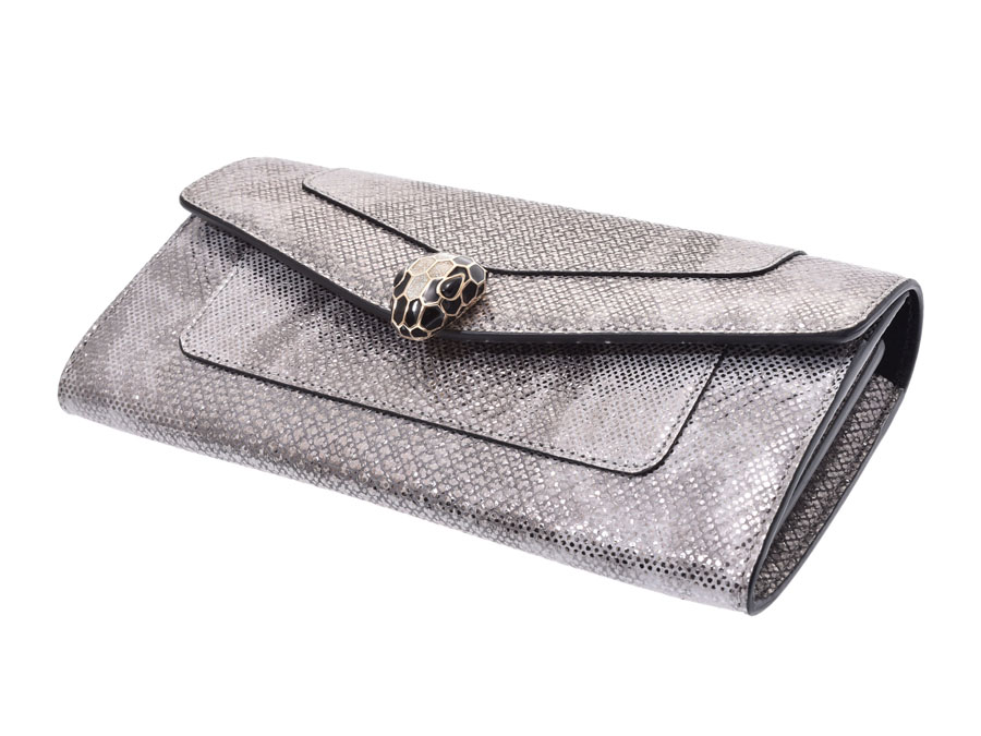 楽天市場】ブルガリ セルペンティ ファスナー長財布 現行品 シルバー