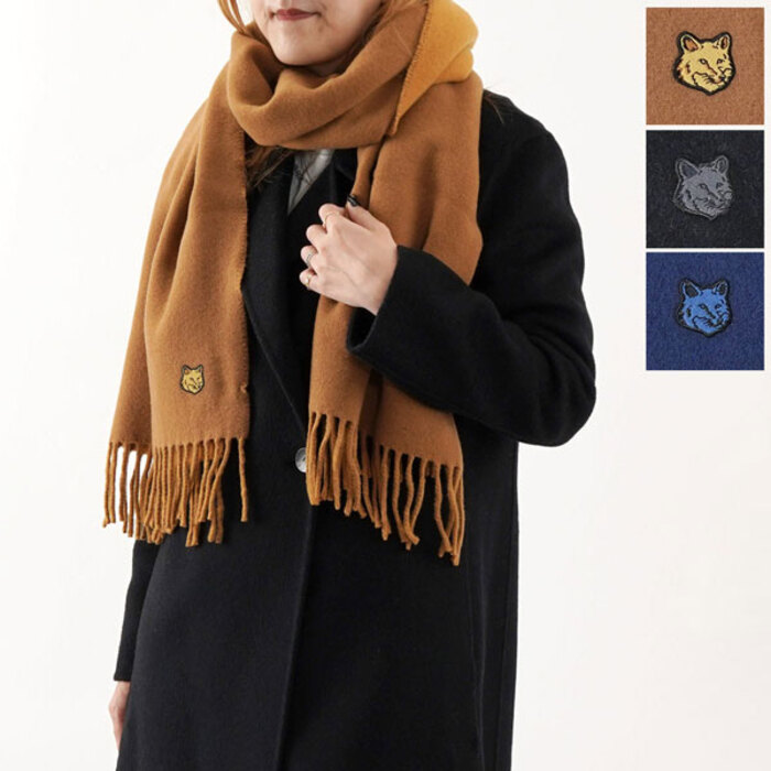 楽天市場】MAISON KITSUNE メゾンキツネ マフラー ストール