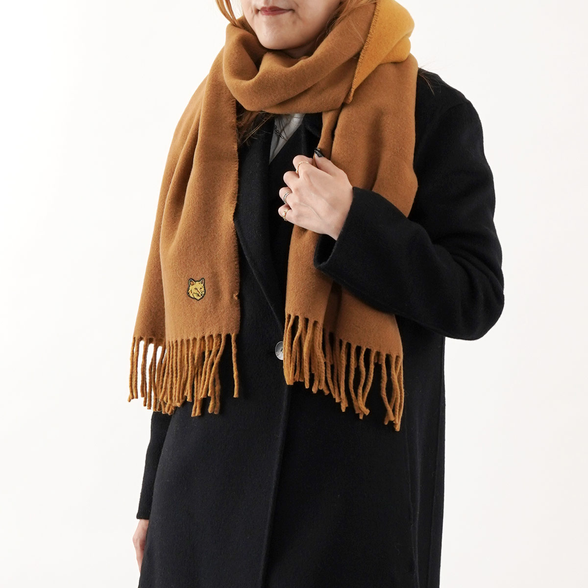 楽天市場】MAISON KITSUNE メゾンキツネ マフラー ストール