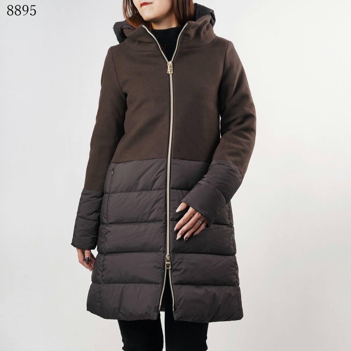 楽天市場】HERNO ヘルノ 切替ダウンコート PI001760D 39601 レディース