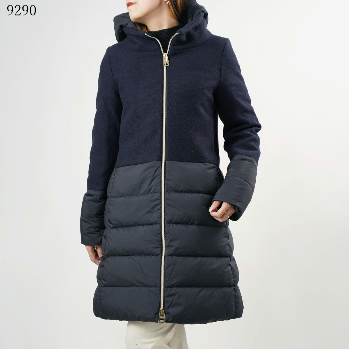 楽天市場】HERNO ヘルノ 切替ダウンコート PI001760D 39601 レディース