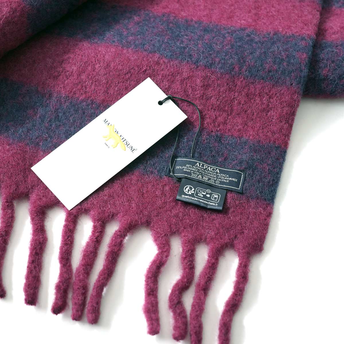 楽天市場】MAISON KITSUNE メゾンキツネ マフラー ストール