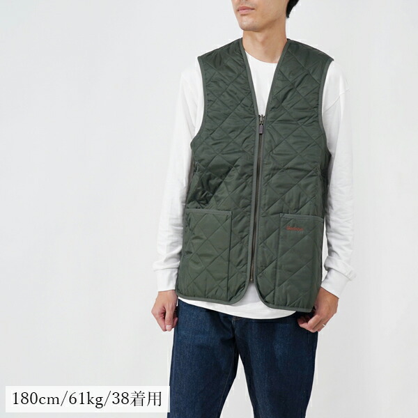 楽天市場】Barbour バブアー キルティングライナーベスト MLI0001