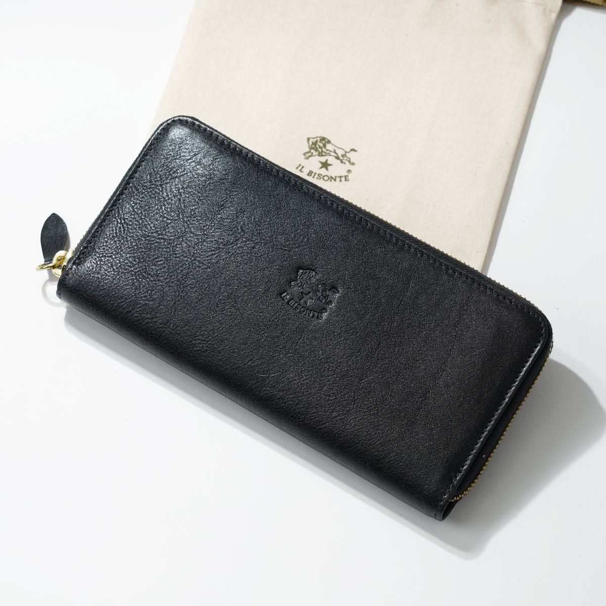 楽天市場】IL BISONTE イルビゾンテ ラウンドファスナー長財布 SZW046