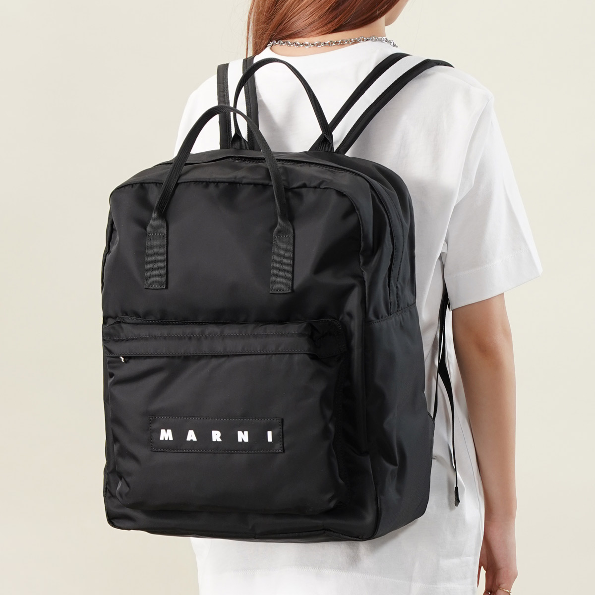 MARNI ブラック リュック MARNI ブラック リュック 子供用(大人も使え