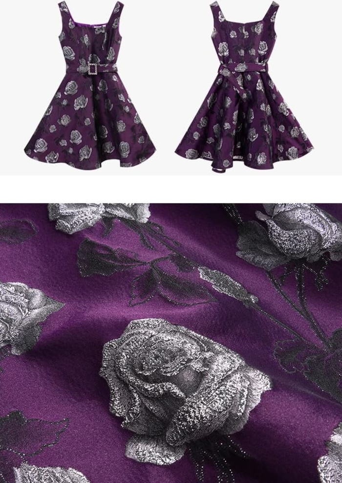 楽天市場】ワンピース 花柄 ラメ ビジュー ベルト キャミソール A