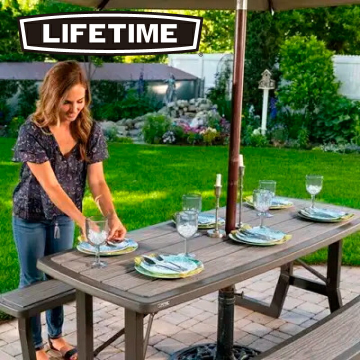 楽天市場】LIFETIME ライフタイム 6フィート折りたたみピクニック