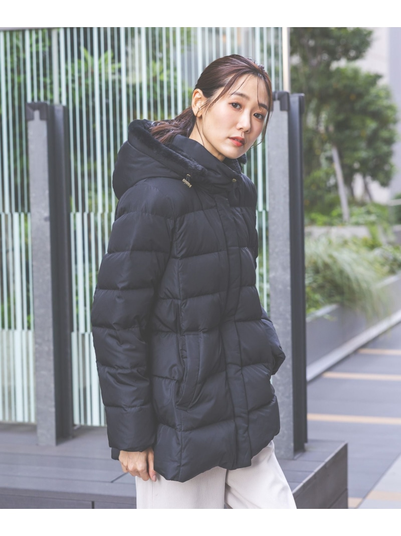 楽天市場】【SALE／50%OFF】ウツクシルエット撥水ダウンコート/497165