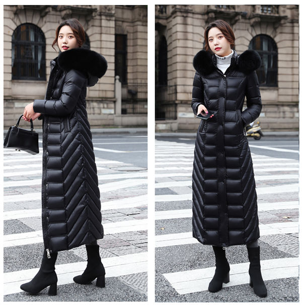 楽天市場】贅沢フォックスファー ロングダウンコートダウンコート